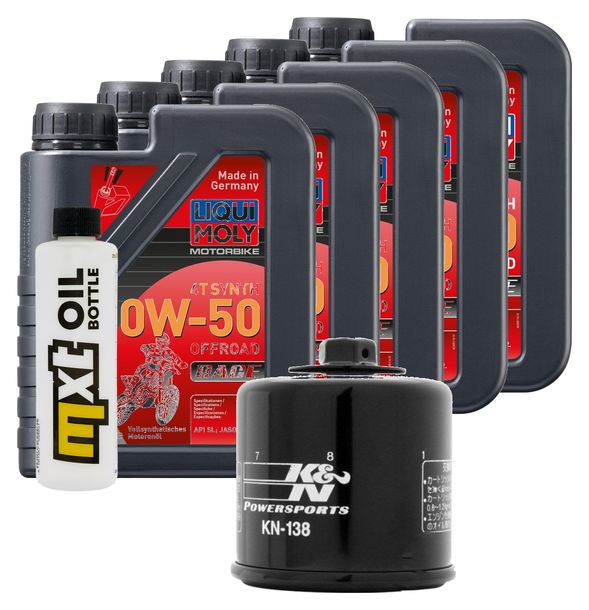 Inspektionspaket 5L 10W-50 + Ölfilter für Aprilia RSV4 Factory 1100 ccm Bj. 2019 - 2022