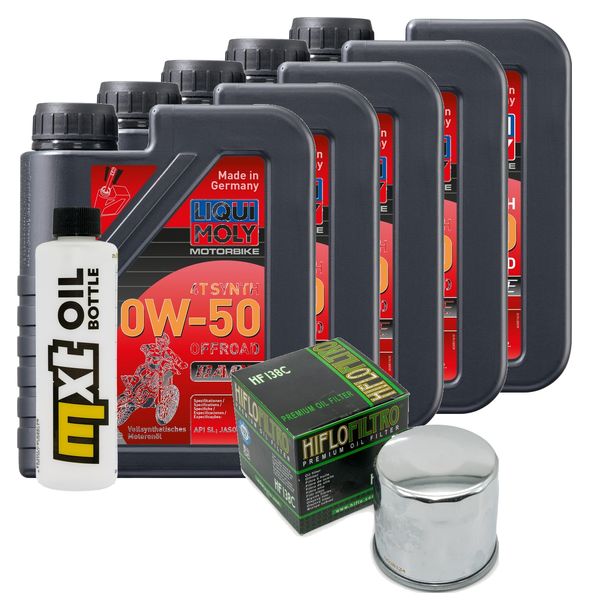 Inspektionspaket 5L 10W-50 + Ölfilter für Aprilia RSV4 Factory 1100 ccm Bj. 2019 - 2022