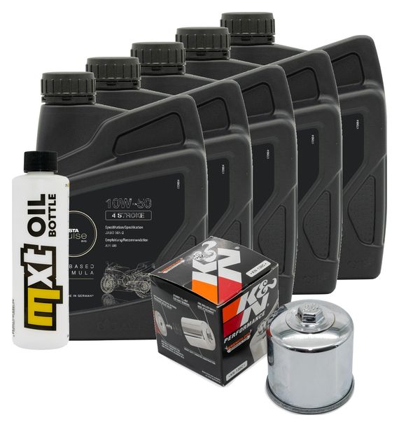 Inspektionspaket 5L 10W-50 + Ölfilter für Aprilia RSV4 Factory 1100 ccm Bj. 2019 - 2022