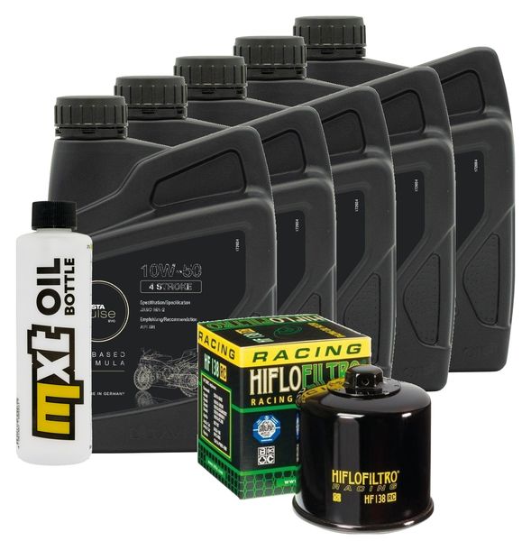 Inspektionspaket 5L 10W-50 + Ölfilter für Aprilia RSV4 Factory 1100 ccm Bj. 2019 - 2022