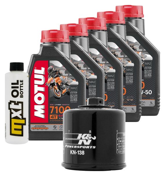 Inspektionspaket 5L 10W-50 + Ölfilter für Aprilia RSV4 Factory 1100 ccm Bj. 2019 - 2022