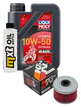 Inspectiepakket 1L 10W-50 + Oliefilter voor Beta RR Enduro EFI Racing 350 - 480 cc bouwjaar 2020