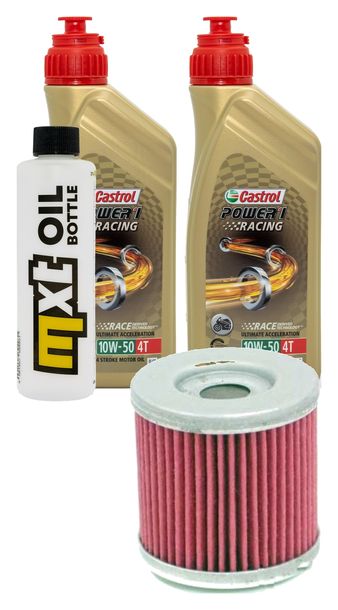 Inspektionspaket 2L 10W-50 + Ölfilter für Husqvarna SM R 400 ccm Bj. 2004 - 2005