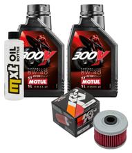 Inspection package 2L 5W-40 + oil filter for Adly Hurricane XS Supermoto 400 ccm Year 2014 - 2016