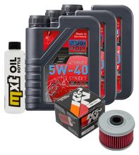 Inspektionspaket 3L 5W-40 + Ölfilter für Adly Hurricane S LOF Sport 500 ccm Bj. 2008 - 2019