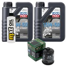 Inspektionspaket 2L 15W-50 + Ölfilter für Aeon Cobra 2WD 350 ccm Bj. 2010 - 2011