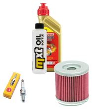 Inspekční balíček 1L 5W-40 + olejový filtr + 1x zapalovací svíčka pro Aprilia SX ABS 125 ccm r.v. 2020