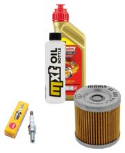 Inspekční balíček 1L 5W-40 + olejový filtr + 1x zapalovací svíčka pro Aprilia SX ABS 125 ccm r.v. 2020