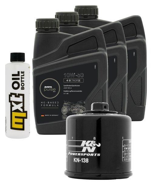 Inspektionspaket 3L 10W-50 + Ölfilter für Aprilia Tuono ABS 660 ccm Bj. 2020