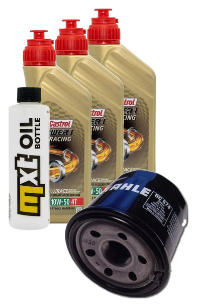Inspektionspaket 3L 10W-50 + Ölfilter für Aprilia Tuono ABS 660 ccm Bj. 2021