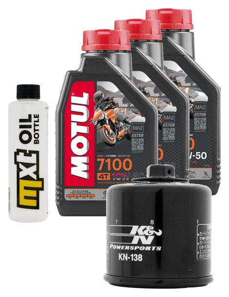 Inspektionspaket 3L 10W-50 + Ölfilter für Aprilia Tuono ABS 660 ccm Bj. 2021