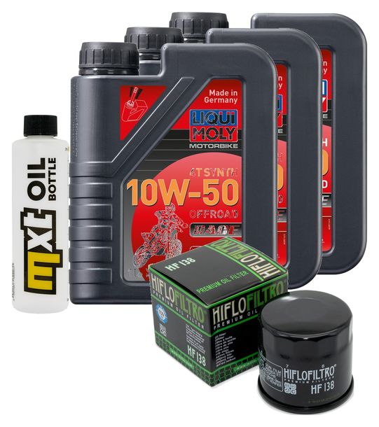 Inspektionspaket 3L 10W-50 + Ölfilter für Aprilia Tuono ABS 660 ccm Bj. 2021