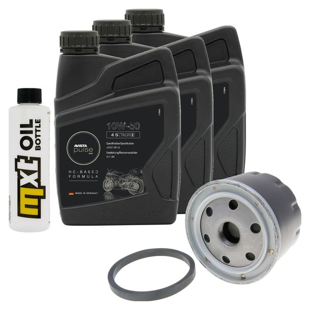 Inspektionspaket 3L 10W-50 + Ölfilter für Aprilia Tuono ABS 660 ccm Bj. 2021