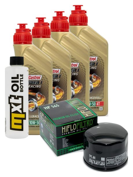 Inspektionspaket 4L 10W-50 + Ölfilter für Aprilia Dorsoduro ABS SMV 750 / 1200 ccm Bj. 2017