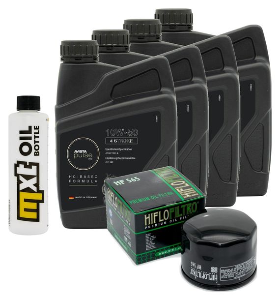 Inspektionspaket 4L 10W-50 + Ölfilter für Aprilia Dorsoduro ABS SMV 750 / 1200 ccm Bj. 2017