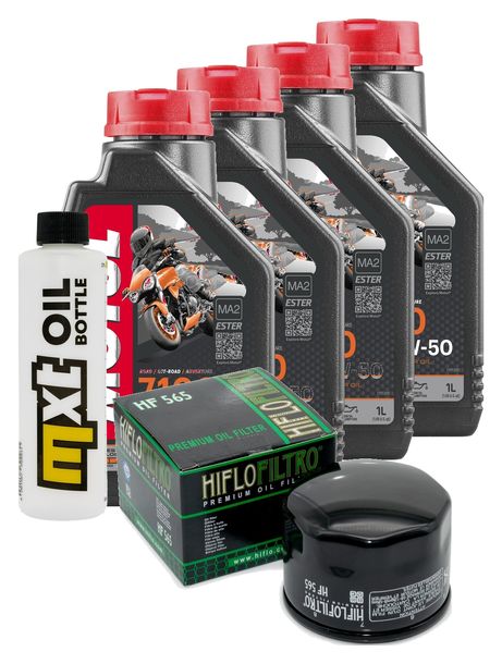 Inspektionspaket 4L 10W-50 + Ölfilter für Aprilia Dorsoduro ABS SMV 750 / 1200 ccm Bj. 2017
