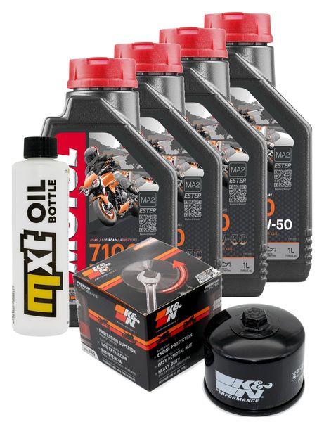 Inspektionspaket 4L 10W-50 + Ölfilter für Aprilia Dorsoduro ABS SMV 750 / 1200 ccm Bj. 2017