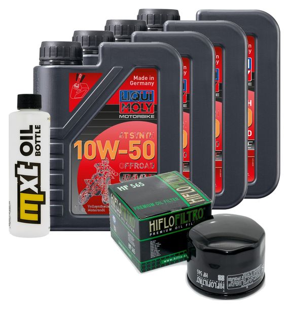 Inspektionspaket 4L 10W-50 + Ölfilter für Aprilia Dorsoduro ABS SMV 750 / 1200 ccm Bj. 2017