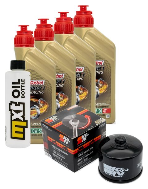 Inspektionspaket 4L 10W-50 + Ölfilter für Aprilia SL Shiver ABS GT 750 ccm Bj. 2016 - 2017