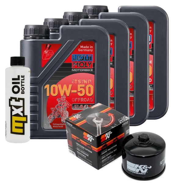 Inspektionspaket 4L 10W-50 + Ölfilter für Aprilia SL Shiver ABS GT 750 ccm Bj. 2016 - 2017
