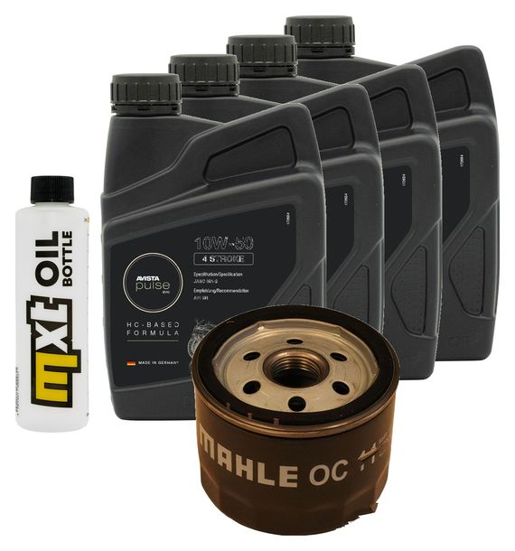 Inspektionspaket 4L 10W-50 + Ölfilter für Aprilia SL Shiver ABS GT 750 ccm Bj. 2016 - 2017