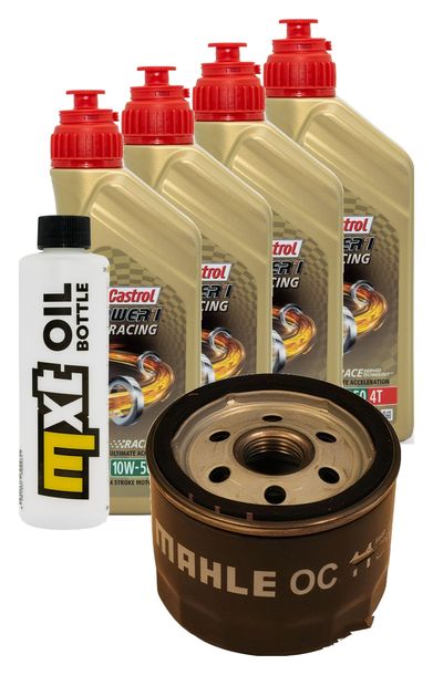 Inspektionspaket 4L 10W-50 + Ölfilter für Aprilia SL Shiver ABS GT 750 ccm Bj. 2016 - 2017