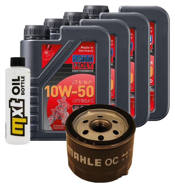 Inspektionspaket 4L 10W-50 + Ölfilter für Aprilia Shiver ABS Dorsoduro 900 ccm Bj. 2021