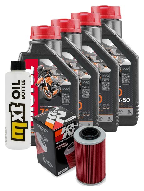 Inspektionspaket 4L 10W-50 + Ölfilter für Aprilia RSV Tuono R 1000 ccm Bj. 2011