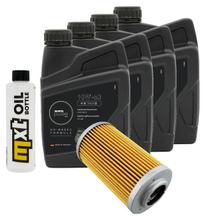 Pacote de Inspeção 4L 10W-50 + Filtro de Óleo para Aprilia RSV Tuono R 1000 ccm Ano 2011
