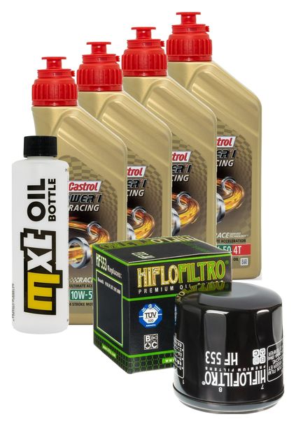 Inspektionspaket 4L 10W-50 + Ölfilter für Benelli Tornado TRE LM 900 ccm Bj. 2001 - 2002