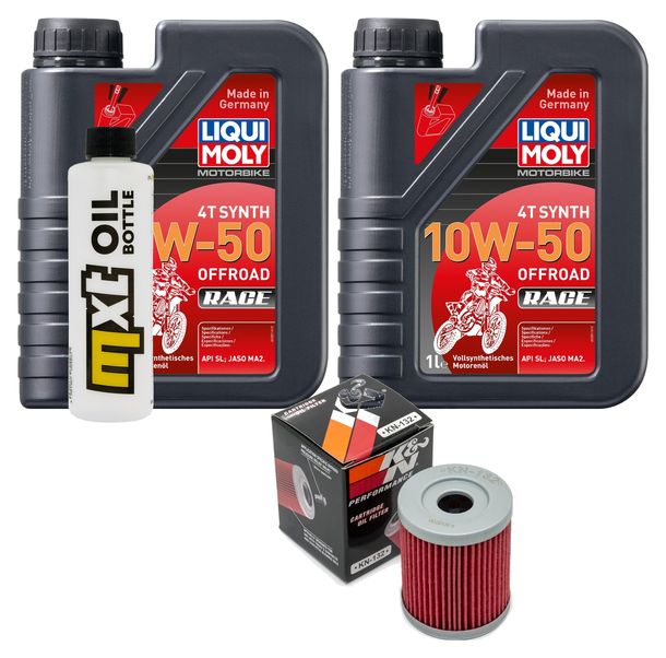 Paquet d'inspection 2L 10W-50+filtre à huile pour Beta Alp 125 ccm Année 2000 - 2006
