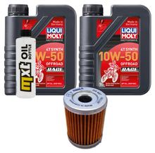 Inspektionspaket 2L 10W-50 + Ölfilter für Beta Alp 125 ccm Bj. 2000 - 2006