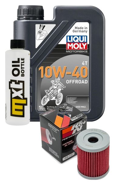 Paquet d'inspection 1L 10W-40+filtre à huile pour Beta Alp 200 ccm Année 2020 - 2021