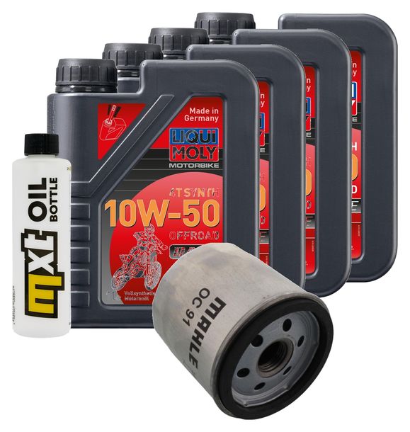 Paquete de inspección 4L 10W-50+filtro de aceite para BMW K 75 S 750 ccm Año 1985