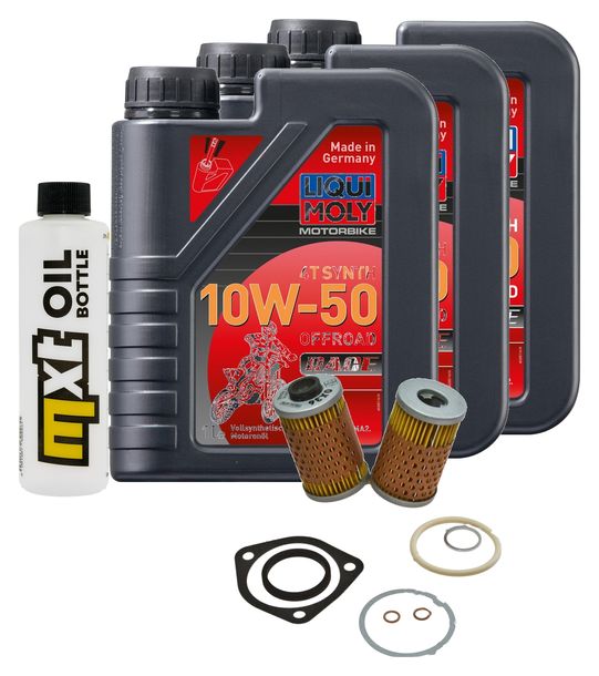 Inspektionspaket 3L 10W-50 + Ölfilter für BMW R GS Paris Dakar 80 800 / 1000 ccm Bj. 1989 - 1994