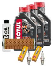 Pacote de Inspeção 3L 10W-50 + Filtro de Óleo + 2x Vela de Ignição para BMW R GS Paralever 800 ccm Ano de Fabricação 1996 - 1998