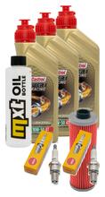 Pacote de Inspeção 3L 10W-50 + Filtro de Óleo + 2x Vela de Ignição para BMW R GS Paralever 800 ccm Ano de Fabricação 1996 - 1998