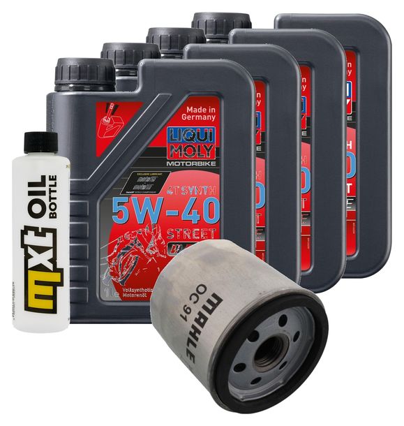 Pacchetto di ispezione 4L 5W-40+filtro olio per BMW R C 850 ccm Anno 1998