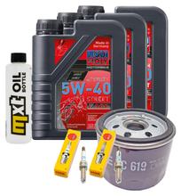 Inspektionspaket 3L 5W-40 + Ölfilter + 2x Zündkerze für BMW F R 900 ccm Bj. 2021 - 2022
