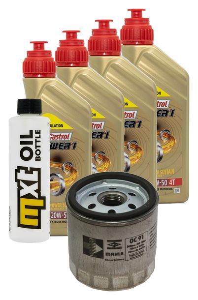 Inspektionspaket 4L 20W-50 + Ölfilter für BMW K1 16V 1000 ccm Bj. 1993