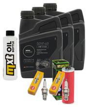 Inspectiepakket 3L 20W-50 + Oliefilter + 2x Bougie voor BMW R 100 GS 1000 ccm Bauwjaar 1987 - 1988