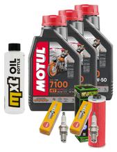 Pacote de Inspeção 3L 20W-50 + Filtro de Óleo + 2x Vela de Ignição para BMW R 100 GS 1000 ccm Ano de Fabricação 1987 - 1988