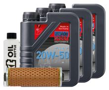 Inspectiepakket 3L 20W-50 + oliefilter voor BMW R 100 RT 1000 ccm Bj. 1981