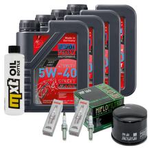 Kit d'inspection 4L 5W-40 + filtre à huile + 2 bougies pour BMW R GS 1250 ccm Année 2021