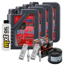 Inspectiepakket 4L 5W-40 + Oliefilter + 2x Bougie voor BMW R GS 1250 ccm Bj. 2021