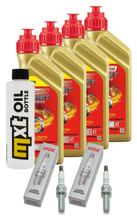 Kit d'inspection 4L 5W-40 + filtre à huile + 2 bougies pour BMW R GS 1250 ccm Année 2021
