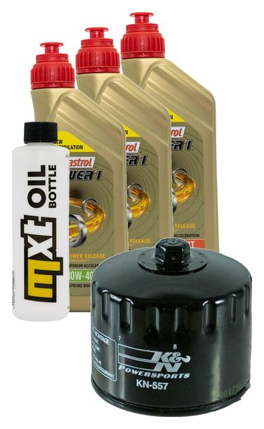 Inspektionspaket 3L 10W-40 + Ölfilter für Bombardier - Can-am Traxter XL 500 ccm Bj. 2004 - 2005