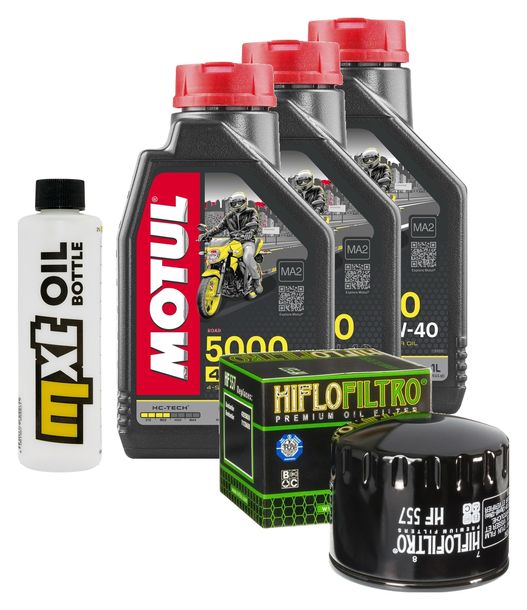 Pacchetto di ispezione 3L 10W-40+filtro olio per Bombardier - Can-am Traxter XL 500 ccm Anno 2004 - 2005