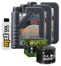 Inspektionspaket 3L 10W-40 + Ölfilter für Bombardier - Can-am Traxter XL 500 ccm Bj. 2004 - 2005