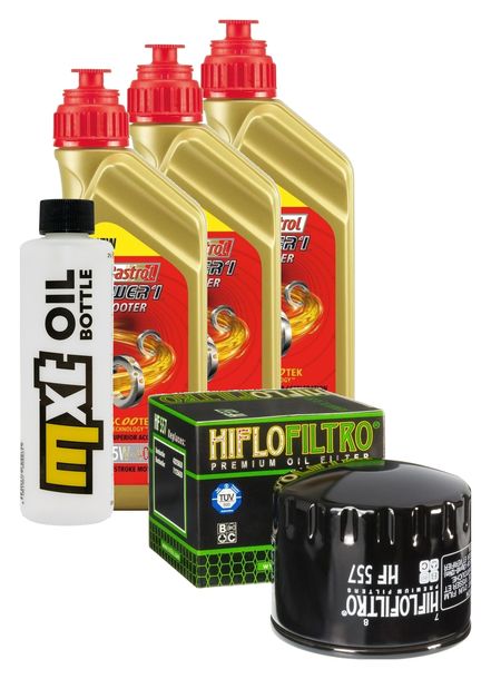 Inspektionspaket 3L 5W-40 + Ölfilter für Bombardier - Can-am Traxter XT 500 ccm Bj. 2004 - 2005